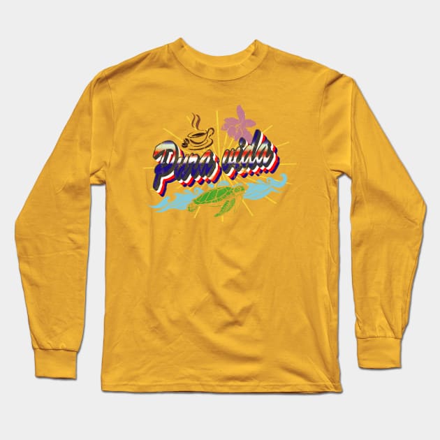 Costa Rica pura vida vintage Long Sleeve T-Shirt by Tosky